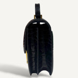 Bolsa Hermes Constance 18  Croco Com Ferragens Gold