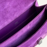 Bolsa Hermès Constance 18 Doblis Violet Clair com Ferragens Palladium