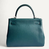 Bolsa Hermès Kelly 28 Malachite com Ferragens Palladium