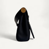 Bolsa Hermès Mini Herbag Noir com Ferragens Gold