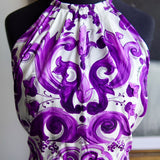 Top Dolce & Gabbana Seda Maiolica