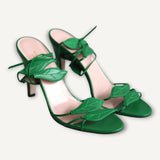 Sandália Gucci Crawford Knot Verde
