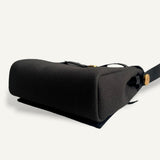 Bolsa Hermès Mini Herbag Toile Militaire Dark Bronze | Noir com Ferragens Gold