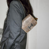Bolsa Hermès Constance em Couro Lizzard com Ferragens Palladium
