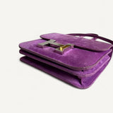 Bolsa Hermès Constance 18 Doblis Violet Clair com Ferragens Palladium