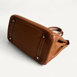 Bolsas Hermès Birkin 30 Togo Gold com Ferragens Palladium