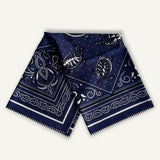 Bandana Hermes 55 Les Tortues Marine | Noir |  Blanc