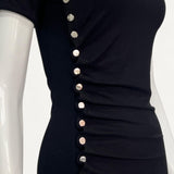 Vestido Paco Rabbane em Malha Preto