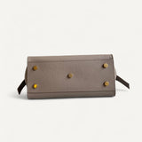 Bolsa Saint Laurent Downtown Baby Tote in Grained Leather Bege