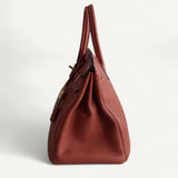 Bolsa Hermès Birkin 35 Togo Cuivre com Ferragens Gold