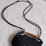 Bolsa Bottega Veneta Sardine Entrecciato Preta Pequena