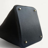 Bolsa Hermès Picotin 22 Touch Noir com Ferragens Gold