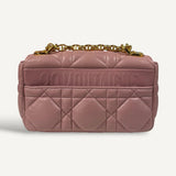 Bolsa Christian Dior Cannage Caro Rose