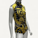 Body Versace Savage Barroco Black an Yellow