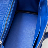 Bolsa Hermès Birkin 25 Togo Bleu France com Ferragens Palladium