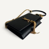 Bolsa Saint Laurent Kate Tassel Small Preta