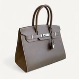 Bolsa Hermès Birkin 30 Epsom Sellier Etoupe com Ferragens Palladium