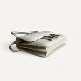 Bolsa Hermès Constance 18 Evercolor Blanc com Ferragens Croco Shiny Havane