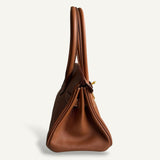 Bolsa Hermès Birkin Shoulder Light 29 Evercolor Gold com Ferragens Gold