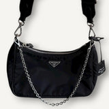 Bolsa Prada Re-Edition 2005 Re-Nylon Preta