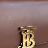 Bolsa Burberry Tb Belt Calfskin Brown