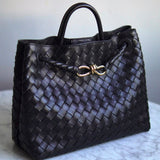 Bolsa Bottega Veneta Andiamo Média Preta