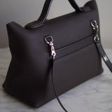 Bolsa Hermès 24/24 29 Togo & Swift Bai Brun Com Ferragens Palladium