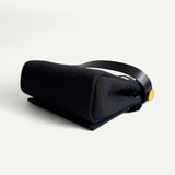 Bolsa Hermès Mini Herbag Noir com Ferragens Gold