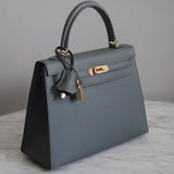 Bolsa Hermès Kelly 25 Epsom Vert Amande com Ferragens Gold