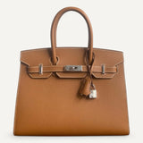 Bolsa Hermès Birkin 30 Epsom Sellier Gold com Ferragens Palladium