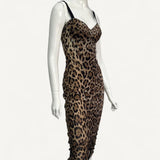 Vestido Dolce & Gabbana com Estampa de Onça