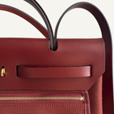 Bolsa Hermès Herbag 31 Rouge H com Ferragens Gold