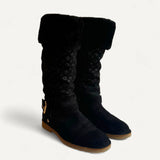 Bota Louis Vuitton Monograma Preto