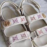 Sandália Gucci Slide GG Crystal