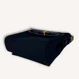 Bolsa Hermès Mini Herbag Bleu Indigo com Ferragens Gold