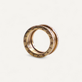 Anel Bvlgari B.zero1 Ouro Amarelo com Diamantes
