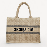 Bolsa Christian Dior Book Tote Palha