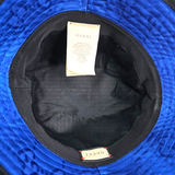 Chapéu Gucci Azul monogram