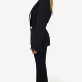 Conjunto Christian Dior Terno Feminino Em Tecido Preto