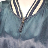 Jaqueta de Baseball Louis Vuitton de Nylon Bordada Azul