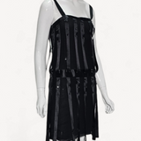 Vestido Chanel Curto Fita Preto