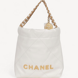 Bolsa Chanel 22 Mini Off-White