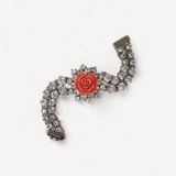 Pulseira Prada com Flor Coral