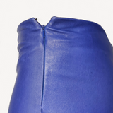 Calça Balenciaga Couro Azul