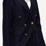 Blazer Burberry Preto com Botões Dourados