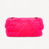 Bolsa Chanel Single Flap Lambskin e Pelúcia Pink
