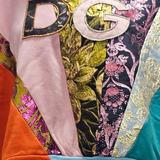 Moletom Dolce & Gabbana com Logo Bordado e Patchwork com Recortes de Estampas