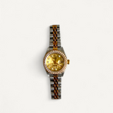 Relógio Rolex Lady-Datejust Oyster em Aço Oystersteel e Ouro Amarelo com Diamantes