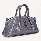 Bolsa Givenchy Stretch Mini Shoulder Bag Lilás com Cristais