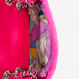 Bolsa Chanel Single Flap Lambskin e Pelúcia Pink